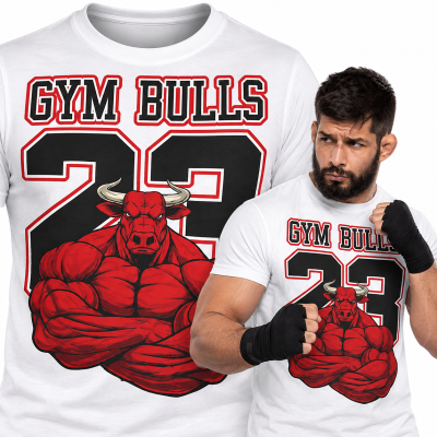 KOSZULKA NA SIŁOWNIĘ GYM BULLS